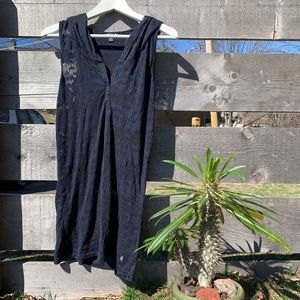 Volcom burnout birds hooded dress or coverup